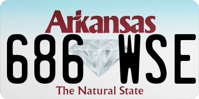 AR license plate 686WSE