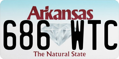 AR license plate 686WTC