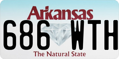 AR license plate 686WTH