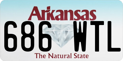 AR license plate 686WTL