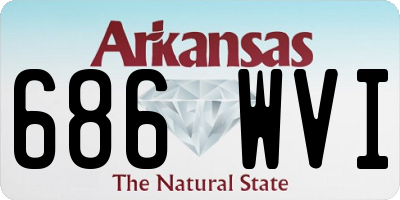AR license plate 686WVI