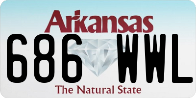 AR license plate 686WWL