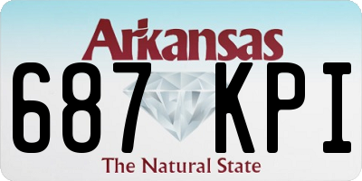 AR license plate 687KPI