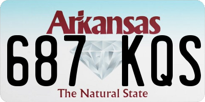 AR license plate 687KQS