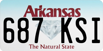 AR license plate 687KSI