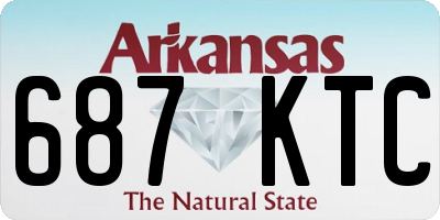 AR license plate 687KTC