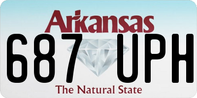 AR license plate 687UPH