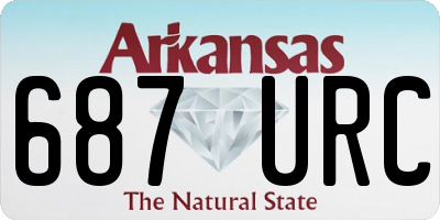 AR license plate 687URC