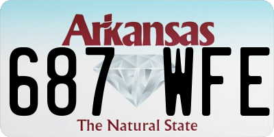 AR license plate 687WFE