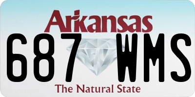 AR license plate 687WMS