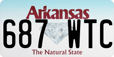 AR license plate 687WTC