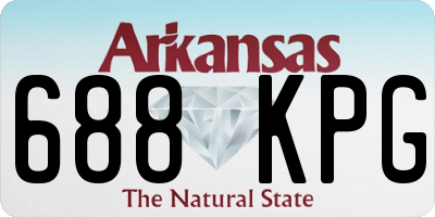 AR license plate 688KPG