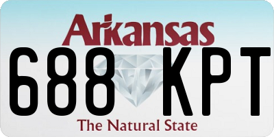 AR license plate 688KPT