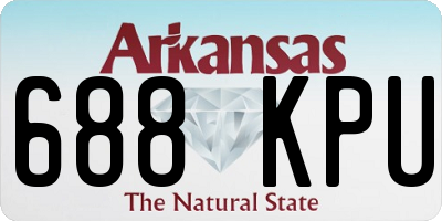 AR license plate 688KPU