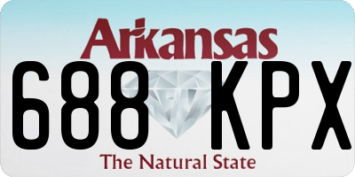 AR license plate 688KPX