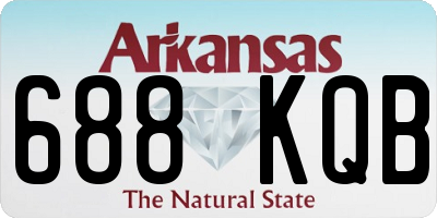 AR license plate 688KQB