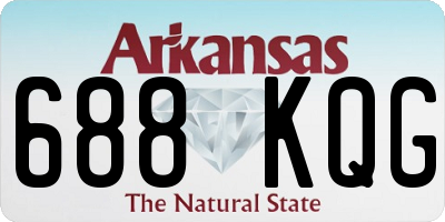 AR license plate 688KQG