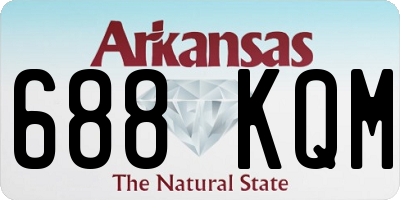 AR license plate 688KQM