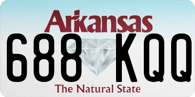 AR license plate 688KQQ