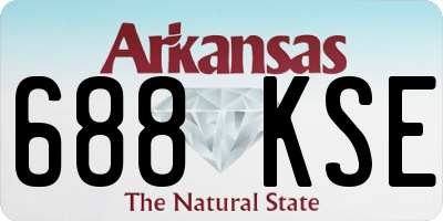 AR license plate 688KSE