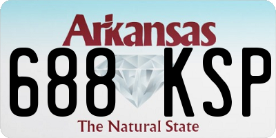 AR license plate 688KSP