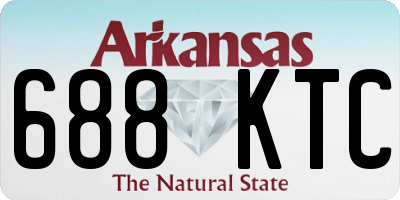 AR license plate 688KTC