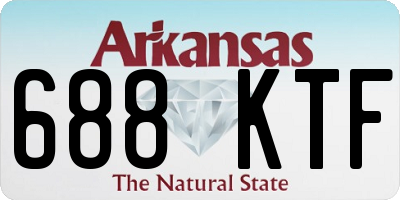 AR license plate 688KTF