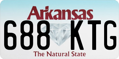 AR license plate 688KTG