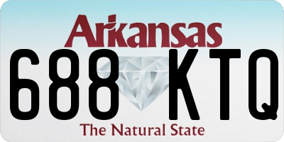 AR license plate 688KTQ