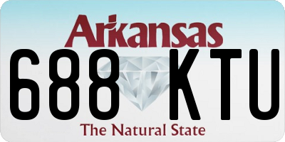 AR license plate 688KTU