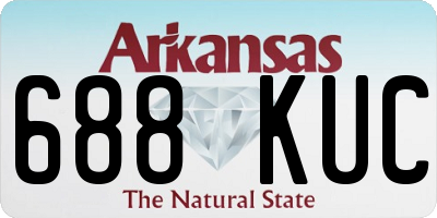 AR license plate 688KUC