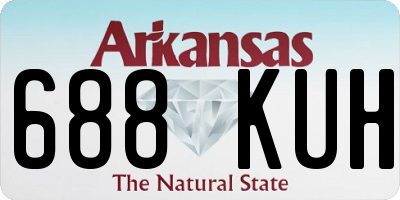 AR license plate 688KUH