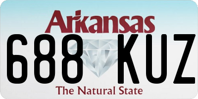 AR license plate 688KUZ