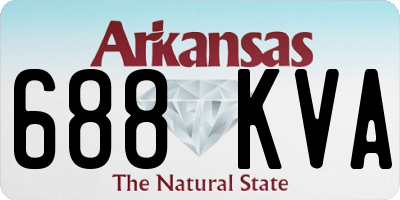 AR license plate 688KVA