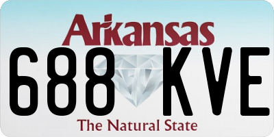 AR license plate 688KVE