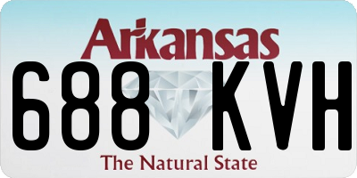 AR license plate 688KVH