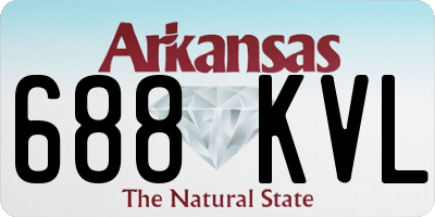 AR license plate 688KVL