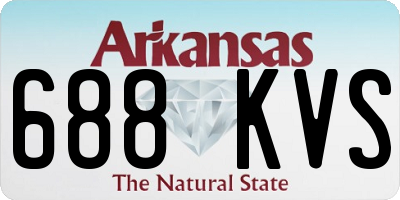 AR license plate 688KVS