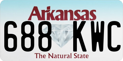 AR license plate 688KWC