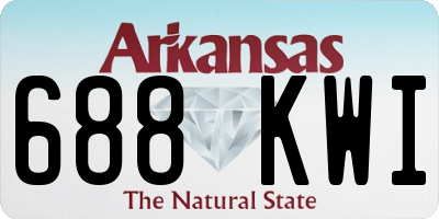 AR license plate 688KWI