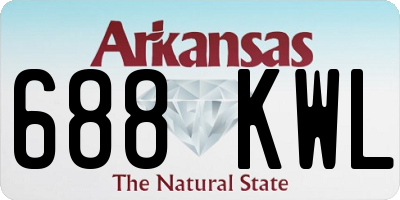 AR license plate 688KWL