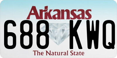 AR license plate 688KWQ