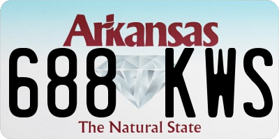 AR license plate 688KWS