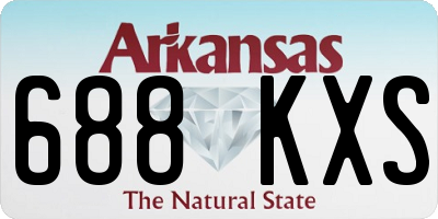 AR license plate 688KXS