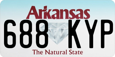 AR license plate 688KYP