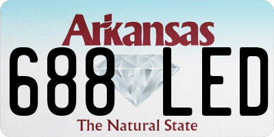 AR license plate 688LED