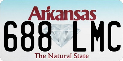 AR license plate 688LMC