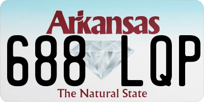 AR license plate 688LQP