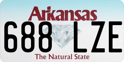 AR license plate 688LZE