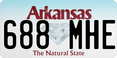 AR license plate 688MHE